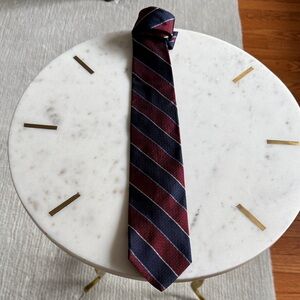 Brooks Brothers Classic Striped Tie in Red and Blue